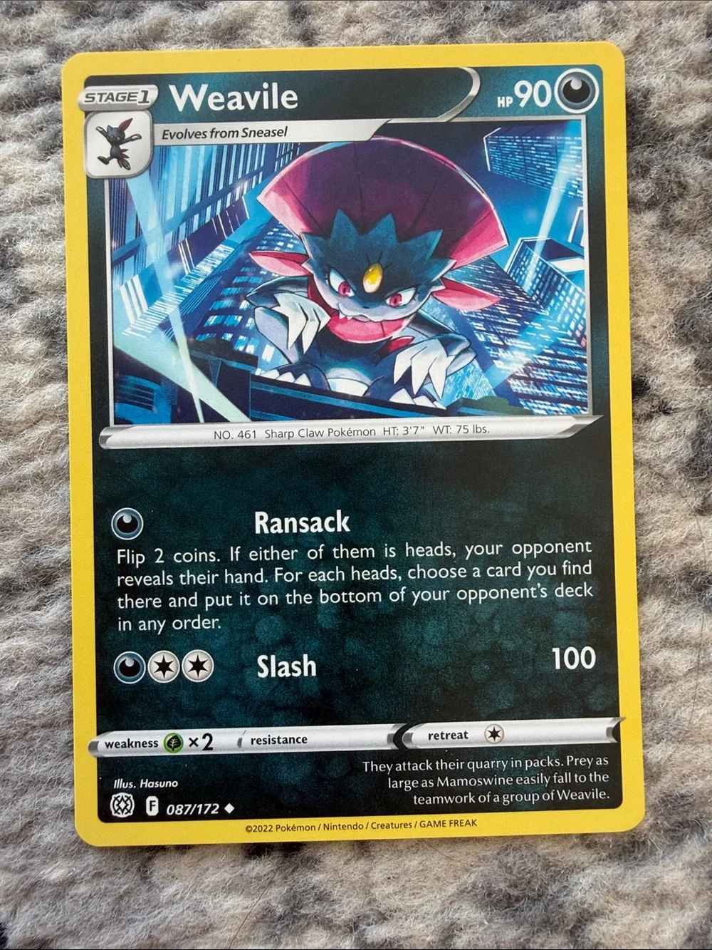Sneasel & Weavile Evolution Lot | Shrouded Fable + Brilliant Stars | ✨5/$25✨
